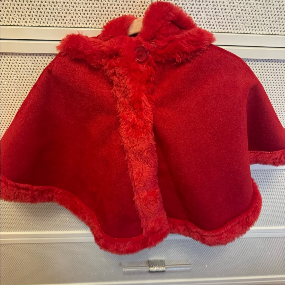 First Impressions Red Kids Cape Coat